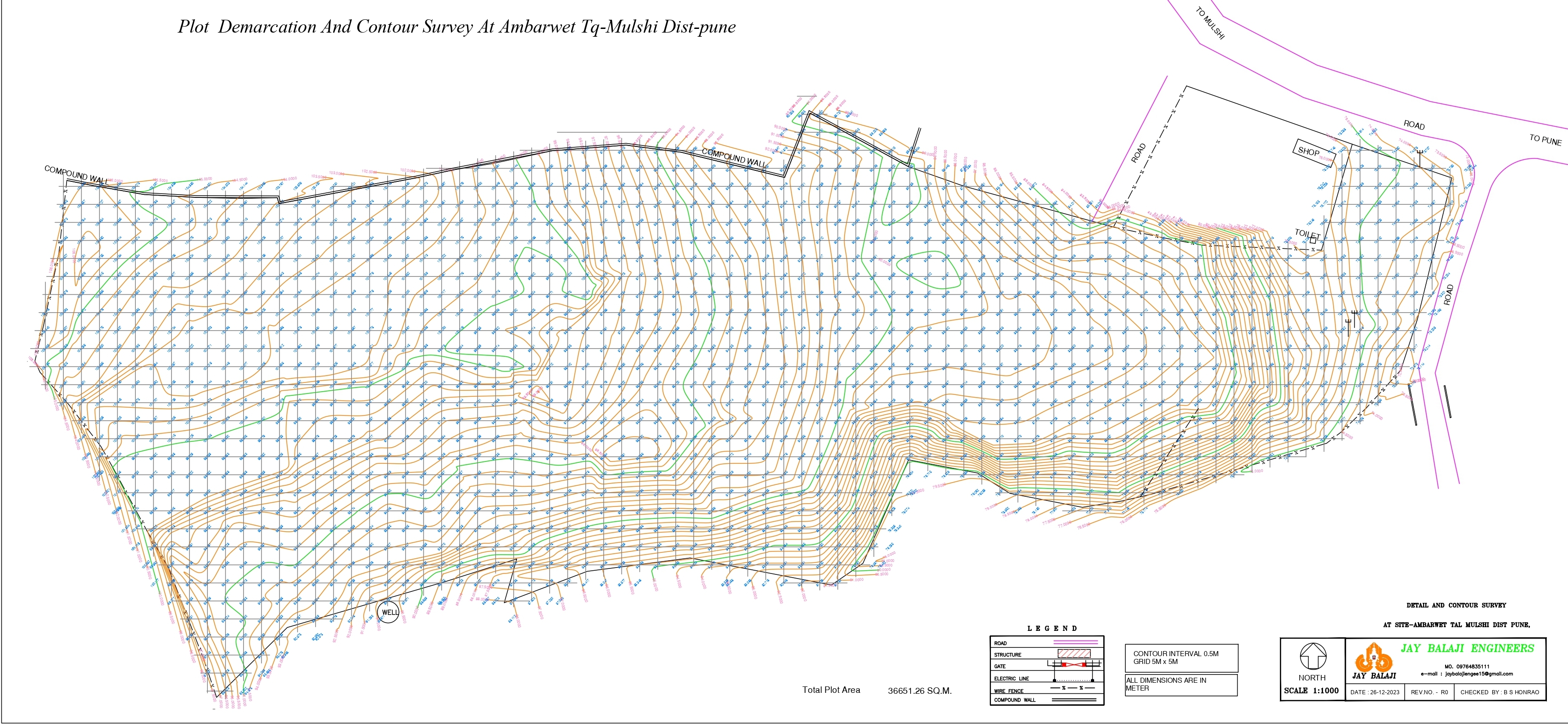 Contour Survey, Ambarwet Mulshi