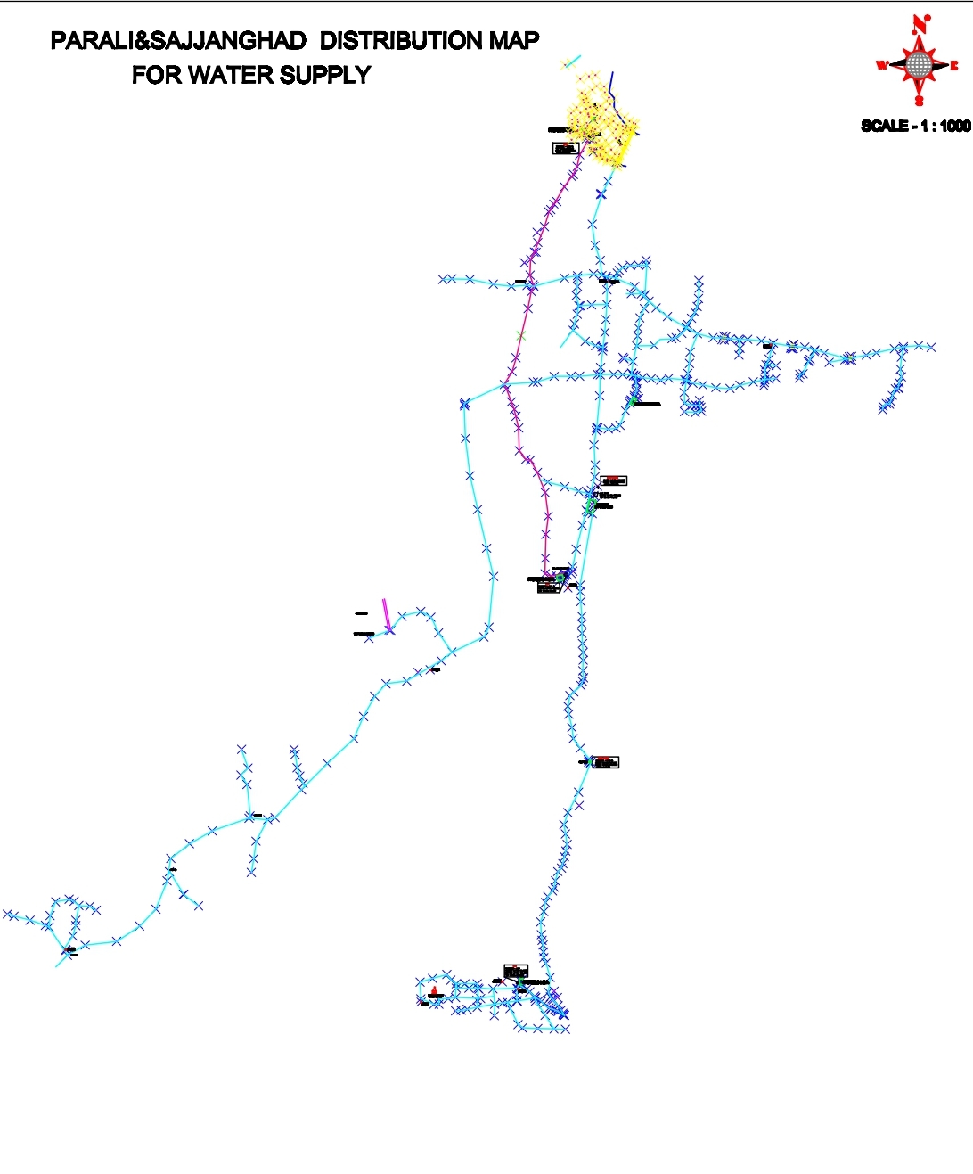 Water Pipeline Survey, Parali & Sajjangad